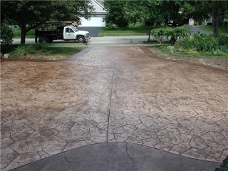 Rockford stamped concrete